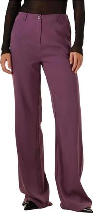 Ydence Ydence, Broeken, Dames, Paars, XS, Polyester, Pants Solange Tall