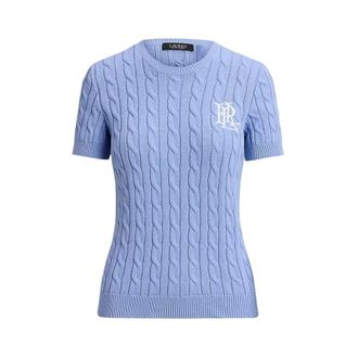 Ralph Lauren Pullover a maniche corte Eyelah - - Knitwear - Donna - Blu - L