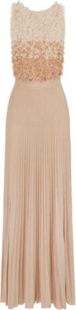 Elisabetta Franchi Mujer, Vestidos, Beige, Talla: L