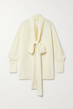 Givenchy Blusa In Seta Con Fiocco - Giallo