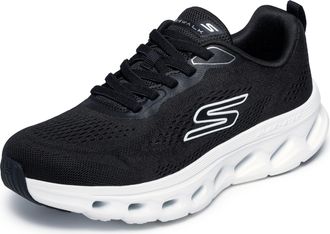 Skechers Womens Go Walk Glide Step 2.0 Kristee Sneaker, Black/White, 7.5 UK