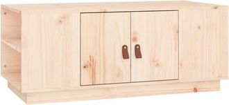 vidaXL Coffee Table 100x50x41 cm Solid Wood Pine Vidaxl