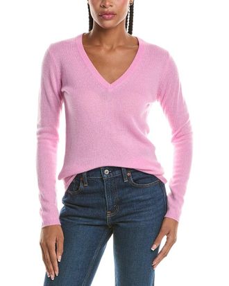 N.Peal N. PEAL Gauzy V-Neck Sweater