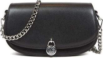 Michael Kors Tassen, Dames, Zwart, ONE Size, Leer, Mila Kleine Convertibele Crossbody Tas