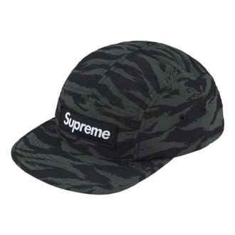 SUPREME SS26 Tiger Camo Ripstop Camp Cap Black SUP-SS26-1009-BLK