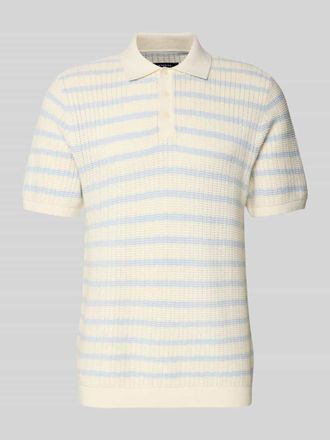 Mc Neal Poloshirt mit Polokragen und kurzer Knopfleiste in Ecru, Gr&ouml;&szlig;e XXXL