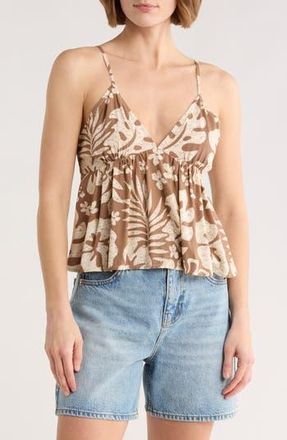 Billabong Carefree Crop Camisole in Light Brown at Nordstrom Rack, Size X-Small