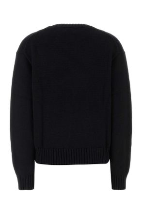 Polo Ralph Lauren Bear Graphic Cotton Sweater - Black