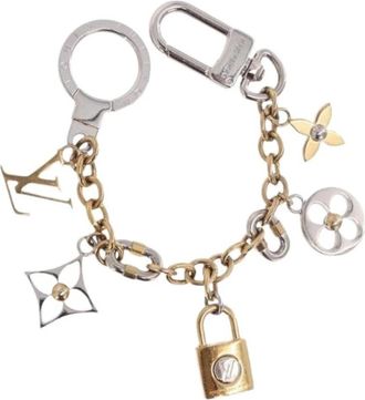 Louis Vuitton Pre-owned Metal Key Holder - Dames - Vintage Accessoires - Geel - ONE Size - Vintage