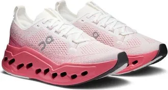 On Cloudsurfer Max Running Sneaker in White/camellia at Nordstrom, Size 10.5