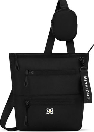 Sherpani Sadie Nylon Crossbody Bag RFID Protection and Removable Coin Purse in Raven at Nordstrom