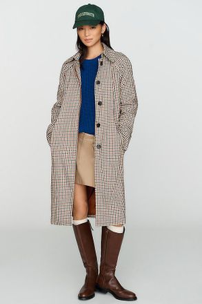 Avec Les Filles Long Trench Coat Jacket