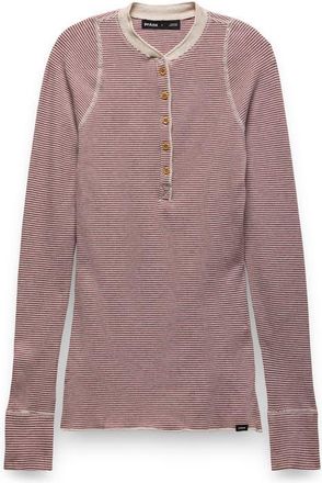 Prana Touchstone Henley in Newberry Heather Stripe at Nordstrom, Size Medium