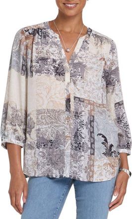 NYDJ Pintuck Top in Saint at Nordstrom, Size Xx-Small