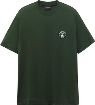 Emporio Armani Green Crew Neck T-Shirt