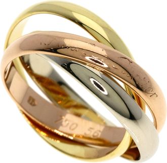 Cartier Yellow Gold (18K) Pink Gold (18K) White Gold (18K) Band Ring (Pre-Owned)