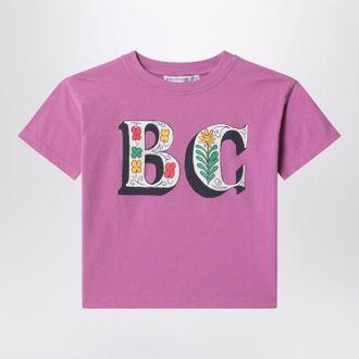 Bobo Choses Spring Letters pink T-shirt