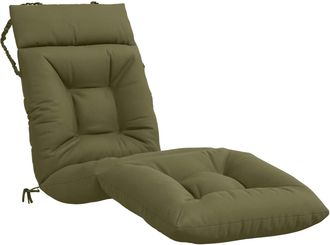 vidaXL Coj&iacute;n De Tumbona Vianen 100% Poli&eacute;ster Verde Oliva Vidaxl