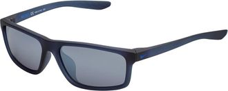 Nike Rechthoekige Injectie Zonnebril- UV-bescherming - Heren - Zonnebrillen - Blauw - ONE Size - Nylon - Accessoires