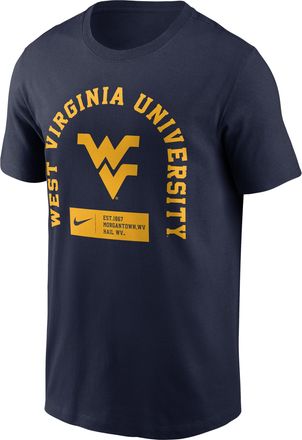 Nike West Virginia Primetime Seasonal Nike Mens College T-Shirt in Blue | N19941SWVN-9SV