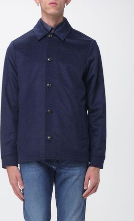Luciano Barbera Reversible Wool and Cashmere Shirt Jacket