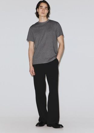 H&M Four-way Stretch Wide Pull-on Trousers in Black at Nordstrom, Size X-Small