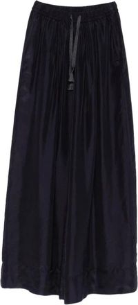 Forte_Forte Wide Trousers, female, Blue, Size: M Wide Leg Trousers