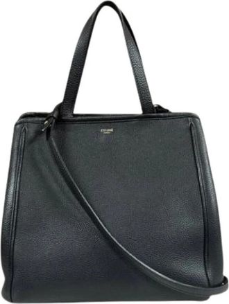 Celine Pre-owned Shoulder Bags, female, Black, Size: ONE SIZE Pre-owned Vintage Shoulder Bag