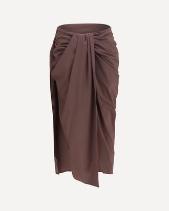 Jacquemus Pareo Skirt in stretch muslin Female 40