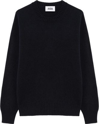 Alpha Studio Trui met ronde hals - Heren - Truien - Blauw - Maat: 2XL Wol
