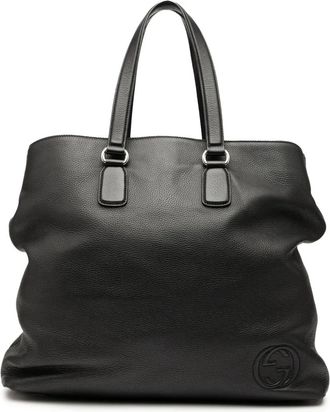 Gucci 2000-2015 Leather Soho Open tote bag - Black