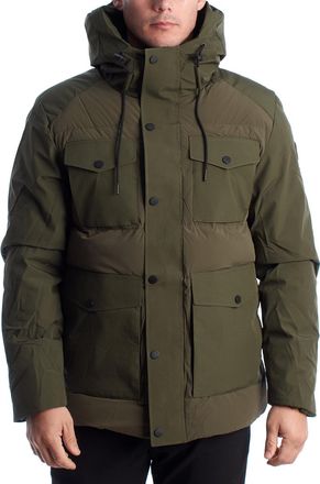 U.S.Polo Association Heren Gewatteerde Parka Jas met Capuchon US40127016