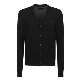 Amiri Cashmere Knitwear, male, Black, Size: L Black Cashmere Sweater Aw25