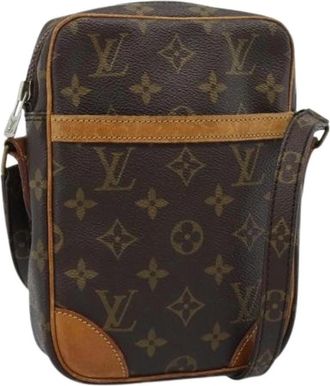 Louis Vuitton Pre-owned Danube Schoudertas - Dames - Vintage Schoudertas - Bruin - ONE Size - Leer - Vintage