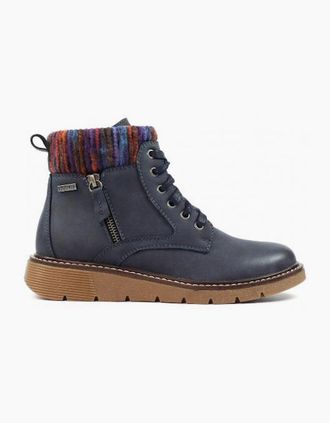 Lunar Womens Lunar California in Navy (Wide Fit) GLB210 - Size: 7
