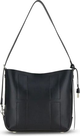 Hogan Tassen, Dames, Zwart, ONE Size, Leer, Hocket Small Hobo Bag