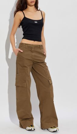 Diesel Top With Straps T-HUPY-OD, Womens, Black