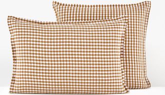 La Redoute Interieurs Kussensloop in gewassen linnen, Acélie Bronskleur