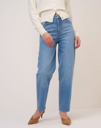 Nobody's Child Blue Mid Rise Camden Tapered Jeans