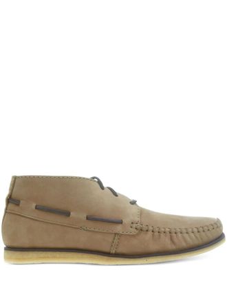 Clarks Scarpe Craft Sail Taupe Nubk - Marrone