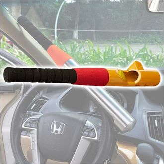 Trade Shop Trade Shop - Bloqueo Del Volante Antirrobo Del Coche Defensa Bate De B&eacute;isbol Bloqueo Del Volante