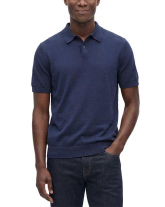 7 For All Mankind Knit Polo Sweater