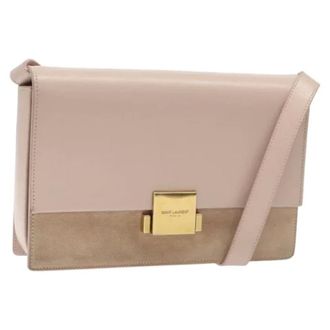 Saint Laurent Pre-owned Camoscio shoulder-bags - - Pre-owned - Donna - Rosa - ONE SIZE