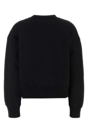 Gucci Womens Black Cotton Sweatshirt Blackmix Fabric Felpe