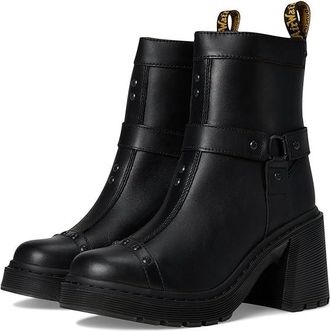 Dr. Martens Spence Harness Womens Boots Black : UK 8 (US Womens 10) M, Leather