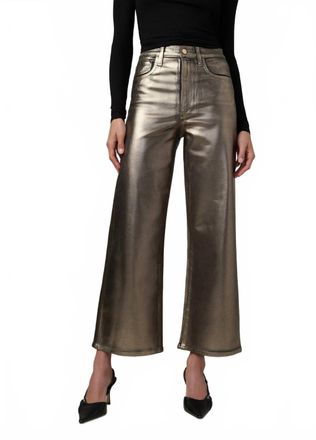Joe's Mia High Rise Wide Leg Ankle Jeans In Golded Night