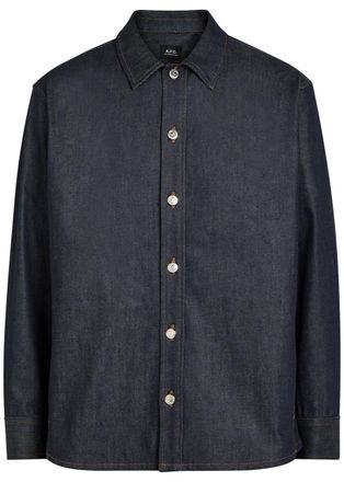A.P.C. Surchemise Denim Overshirt - Indigo - XL