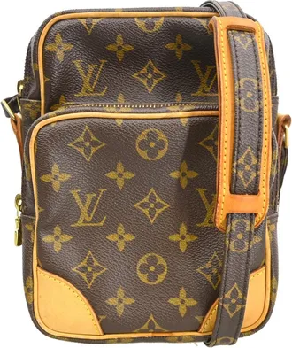 Louis Vuitton Amazone Monogram Canvas Brown Canvas Handbag (Pre-Owned)