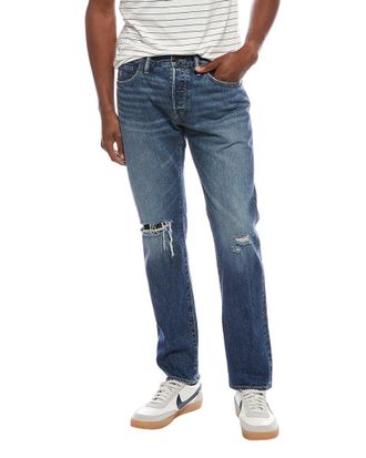 Todd Snyder Todd Snyder Destroyed Blue Wash Slim Fit Jean