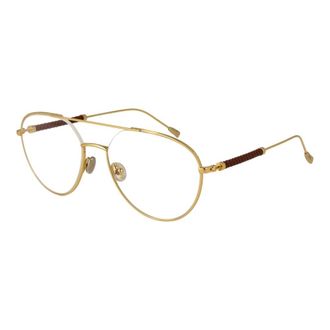 Tod's Tods, Glasses, male, Yellow, Size: ONE SIZE Aviator Metal Frame